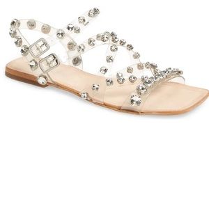 Jeffery Campbell Calath-JV Crystal Strappy Sandal